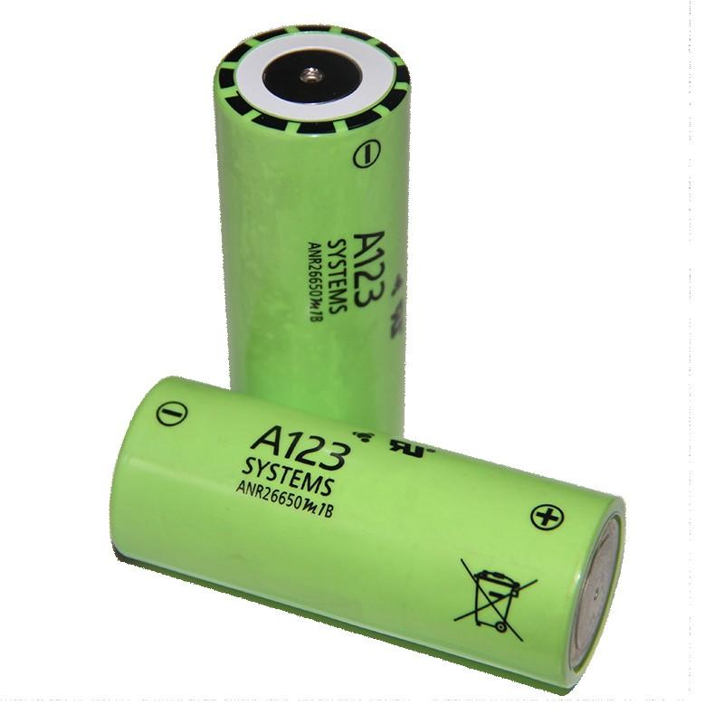 A123 26650 ANR26650M1B,3.2V 2500mah圓柱磷酸鐵鋰電池