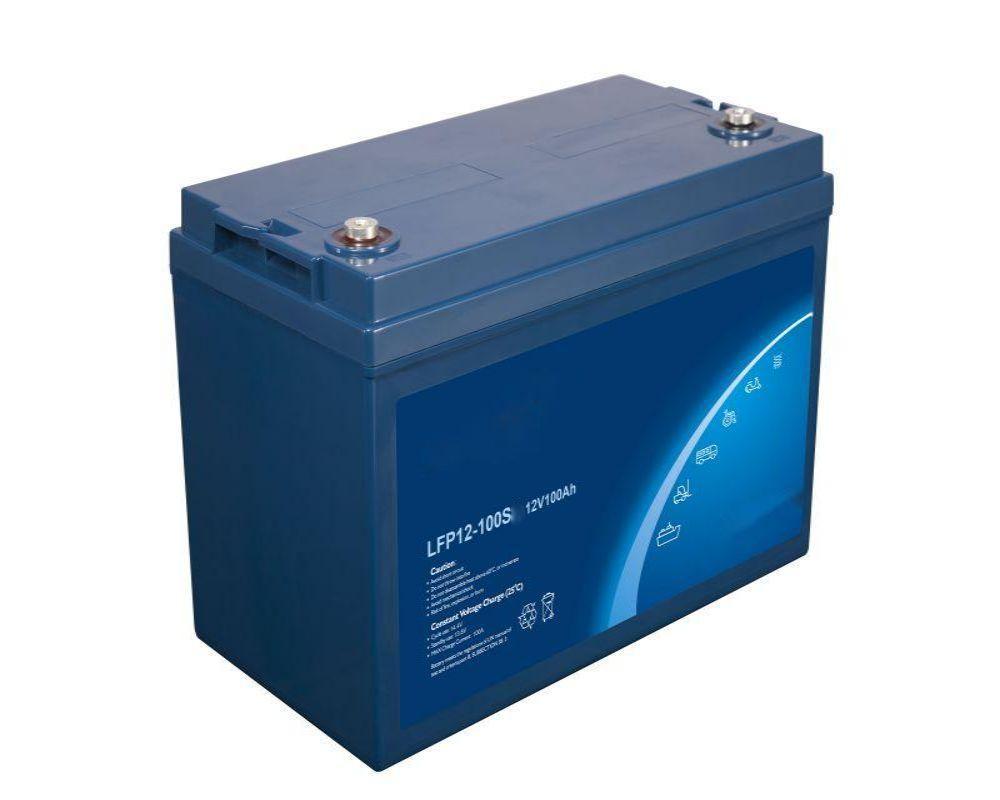 工廠定制12V 100Ah鋰電池房車磷酸鐵鋰電池組
